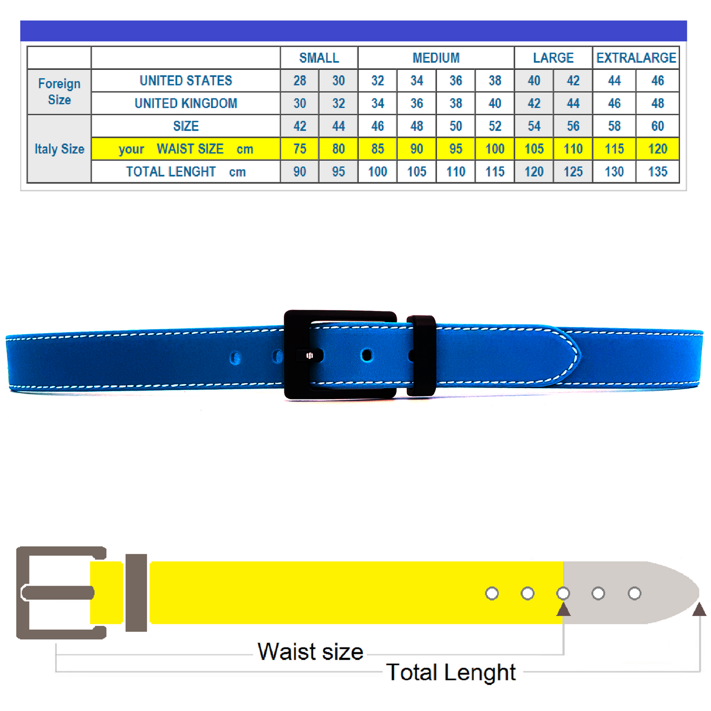 Cintura uomo Antracite Evolution Belt Fluo