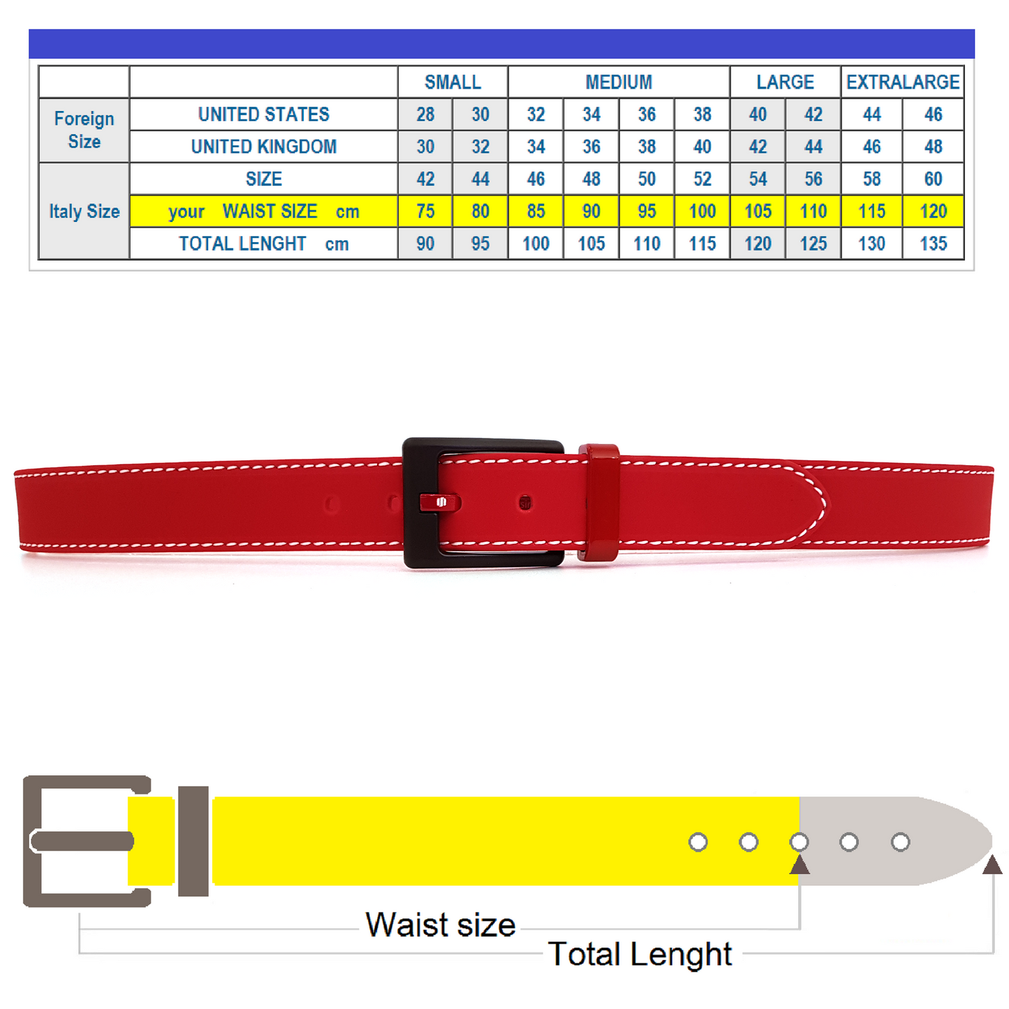 Cintura uomo Rossa Evolution Belt Basic